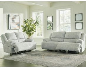 McClelland Reclining Living Room Set in Gray