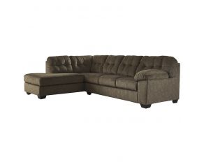 Accrington Right Arm Facing Sofa Sectional with Chaise in Earthy Brown