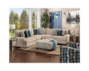 Eastleigh Sectional Living Room Set in Tan