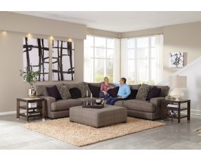 Jackson Furniture Ava Sectional Living Room Set in Pepper