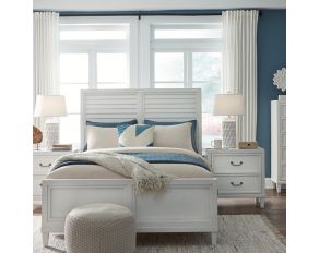 Dunescape Panel Bedroom Collection in Painted White
