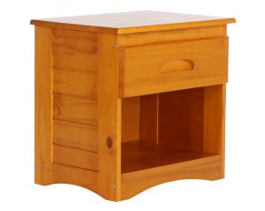 1-Drawer Nightstand in Honey