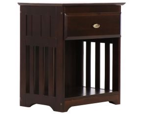 1-Drawer Nightstand in Espresso