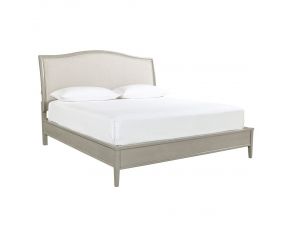 Charlotte King Upholstered Bed in Shale