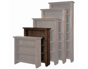 Alder Grove 48 inch Bookcase in Tobacco