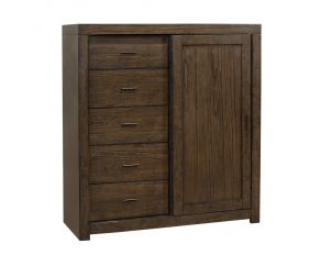 Aspen Home Modern Loft Sliding Door Chest In Brownstone