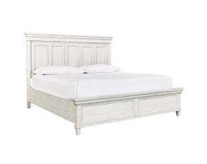 Caraway King Panel Bed in Aged Ivory