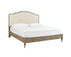 Provence California King Upholstered Bed in Patine