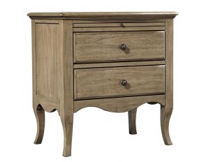 Provence 2 Drawer Nightstand in Patine