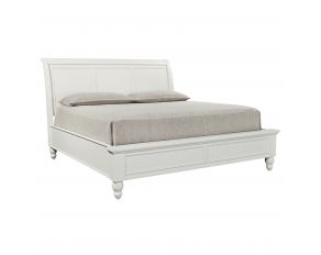 Cambridge Queen Sleigh Bed in White