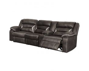 Kincord 2-Piece Power Reclining Right Arm Facing Sectional Sofa with Console in Midnight