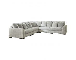 Regent Park 5-Piece Sectional in Pewter