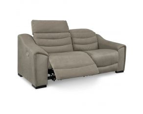 Next-Gen Gaucho 2-Piece Power Reclining Sectional in Gray Putty