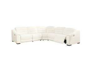 Next-Gen Gaucho 5-Piece Power Reclining Sectional with Wedge in Chalk