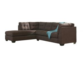 Maier 2-Piece Sectional with LAF Chaise in Walnut