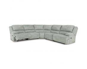 McClelland 5-Piece Reclining Sectional in Gray