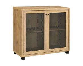 Mchale Accent Cabinet in Golden Oak