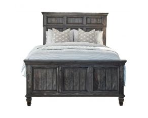 Avenue King Panel Bed in Weathered Burnished Brown