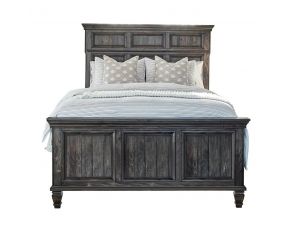 Avenue California King Panel Bed in Weathered Burnished Brown