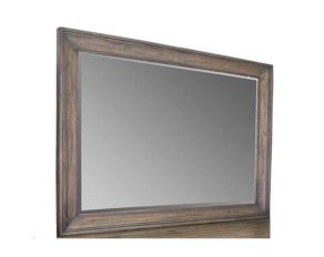 Avenue Rectangle Dresser Mirror in Weathered Burnished Brown