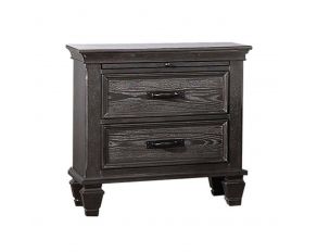 Franco 2 Drawer Nightstand in Weathered Sage