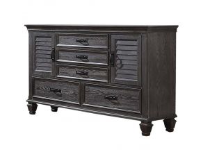 Franco 5 Drawer Dresser in Weathered Sage