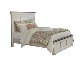 Hillcrest King Panel Bed in White