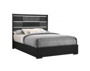 Blacktoft Queen Panel Bed in Black