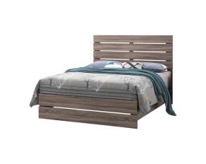 Brantford King Panel Bed in Barrel Oak