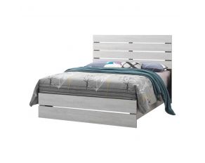 Brantford King Panel Bed in Coastal White