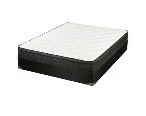 Laguna Euro Top Twin Mattress in Grey