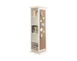 Coaster Furniture Swivel Storage Cabinet in White