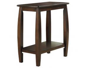 Coaster Furniture Chairside Table in Cappuccino