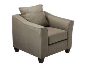 Salizar Flared Arm Chair in Grey