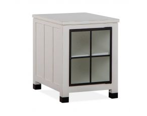 Harper Springs Chairside End Table In Silo White