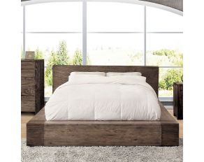 Furniture of America Janeiro Eastern King Bed in Rustic Natural Tone Finish