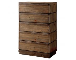 Furniture of America Coimbra Chest in Rustic Natural Tone Finish