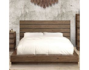 Furniture of America Coimbra Eastern King Bed in Rustic Natural Tone Finish