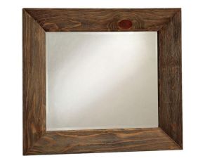 Furniture of America Coimbra Mirror in Rustic Natural Tone Finish