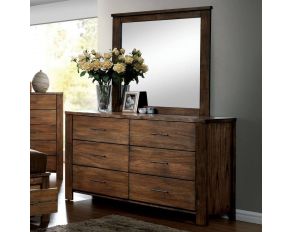 Furniture of America Elkton Dresser in Oak