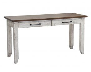 Bear Creek Sofa Table in White Smoke