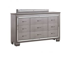 Furniture of America Bellanova Dresser in Silver