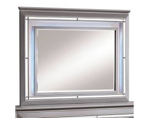 Furniture of America Bellanova Mirror in Silver