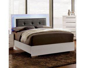 Furniture of America Clementine Eastern King Bed in White