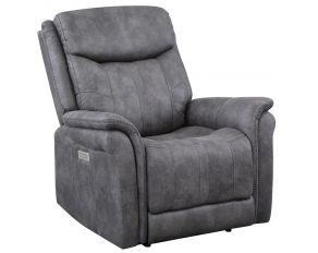 Morrison Dual Power Recliner in Stone