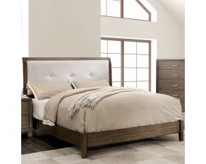 Furniture of America Enrico I California King Bed, Gray Finish