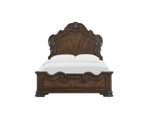 Royale Queen Bed in Brown Cherry