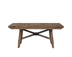Riverdale 96 inch Dining Table with Two 12 inch Leaves in Driftwood