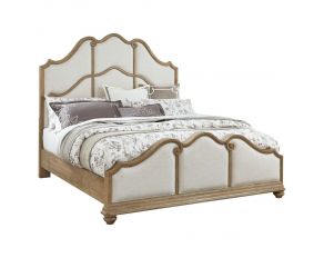 Weston Hills King Upholstered Bed in Beige