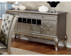 Furniture of America Amina Server in Silver Finish